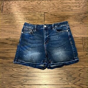 Judy Blue Cuffed High Rise Shorts Size L